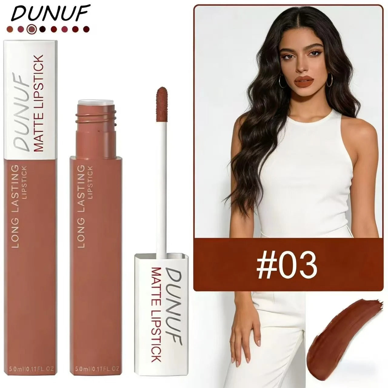 8-Color Matte Long Lasting Lipstick Set