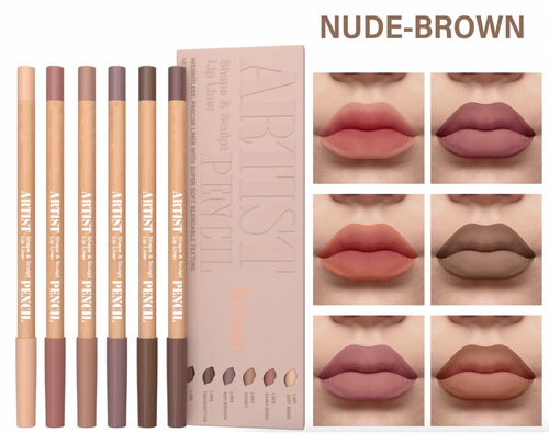 Velvet Matte Lip Liner Set - 6pcs