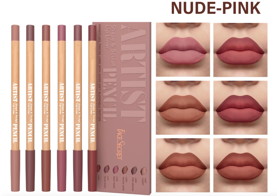 Velvet Matte Lip Liner Set - 6pcs